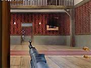 Pic. 13 - Kill also the enemies ahead.  You can throw grenades to both doors