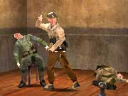 Pic. 4 - A bad german guy is torturing the american POW so go and rescue him