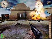 Pic. 7 - The two Flak 88s explode.  You take care of one; Grillo, of the other.