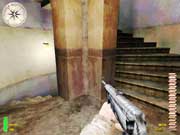 Pic. 10 - Make up your mind!  Go down the stairs with Grillo to get the explosives or try an alternate way of saving the american POW.